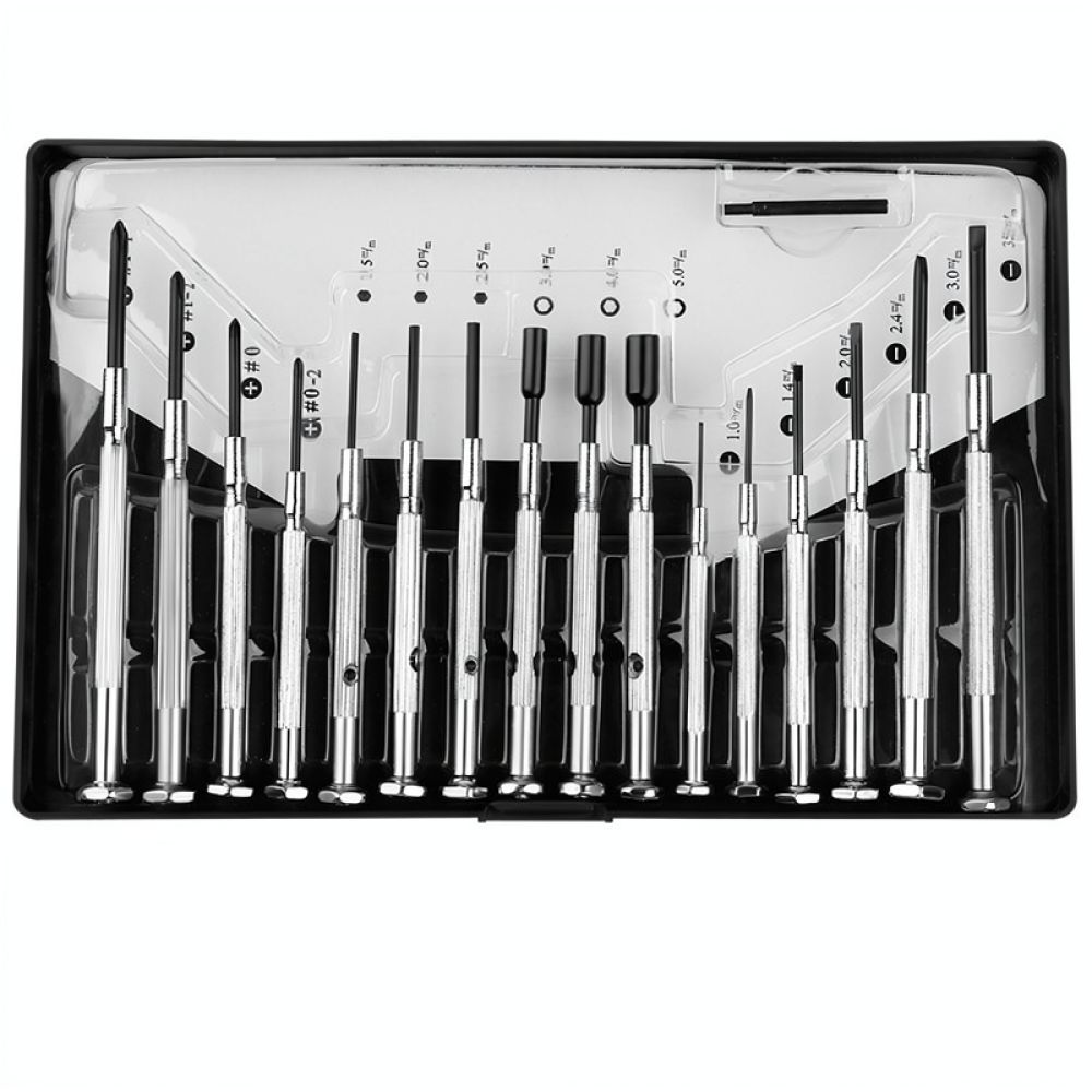 Electronics Repair Hobby - Mehrzweck-Präzisions-Schraubendreher-Set, magnetisches Reparaturwerkzeug-Kit für Uhren, Brillen,