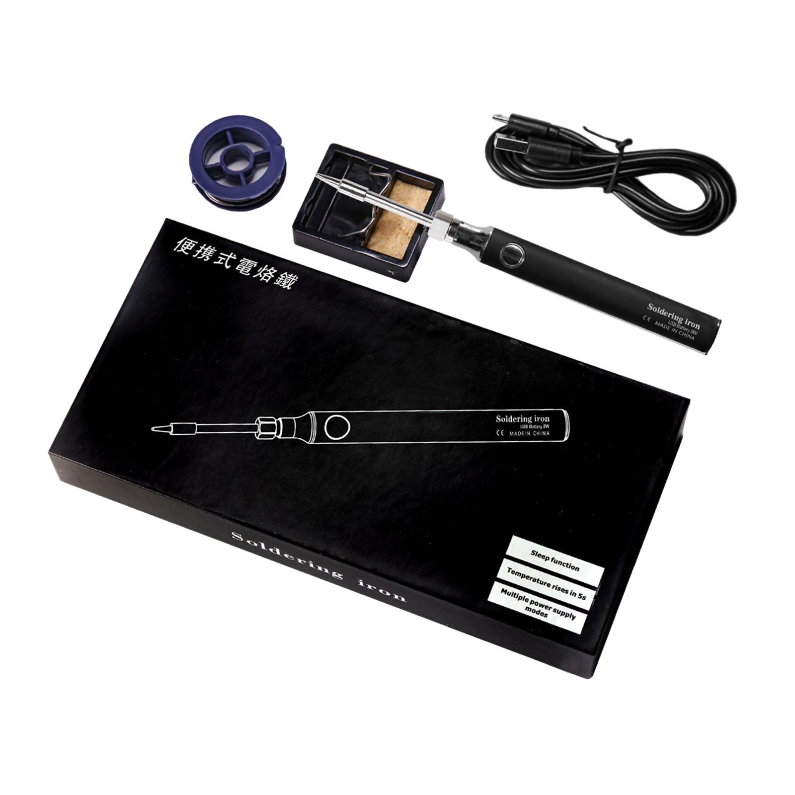 Electronics Repair Hobby - Elektronisches Lötkolben-Set USB-Aufladbar Reparaturgerät Tragbares Lötkolben-Set