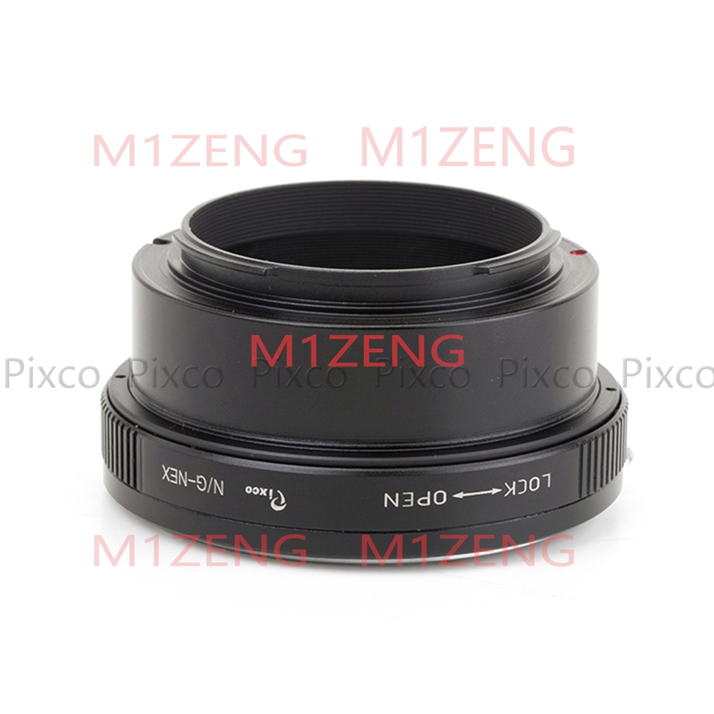 Sony Camera Zv-E10 - N/G-NEX-Adapterring für Nikon G/F/AI/S/D-Objektiv an Sony
