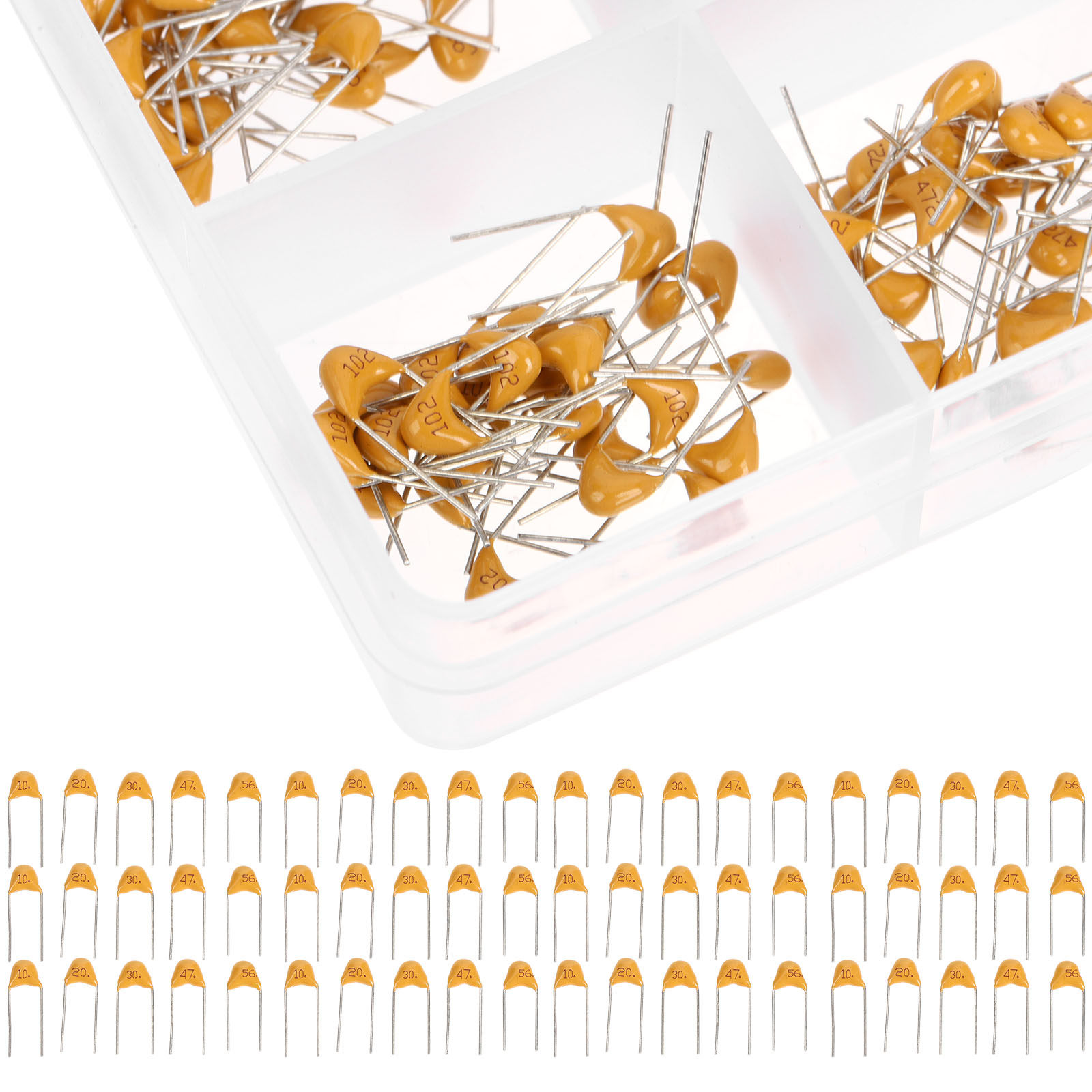 Electronics Repair Hobby - 1 Set Keramikkondensator-Sortiment, 50 V, mehrschichtige