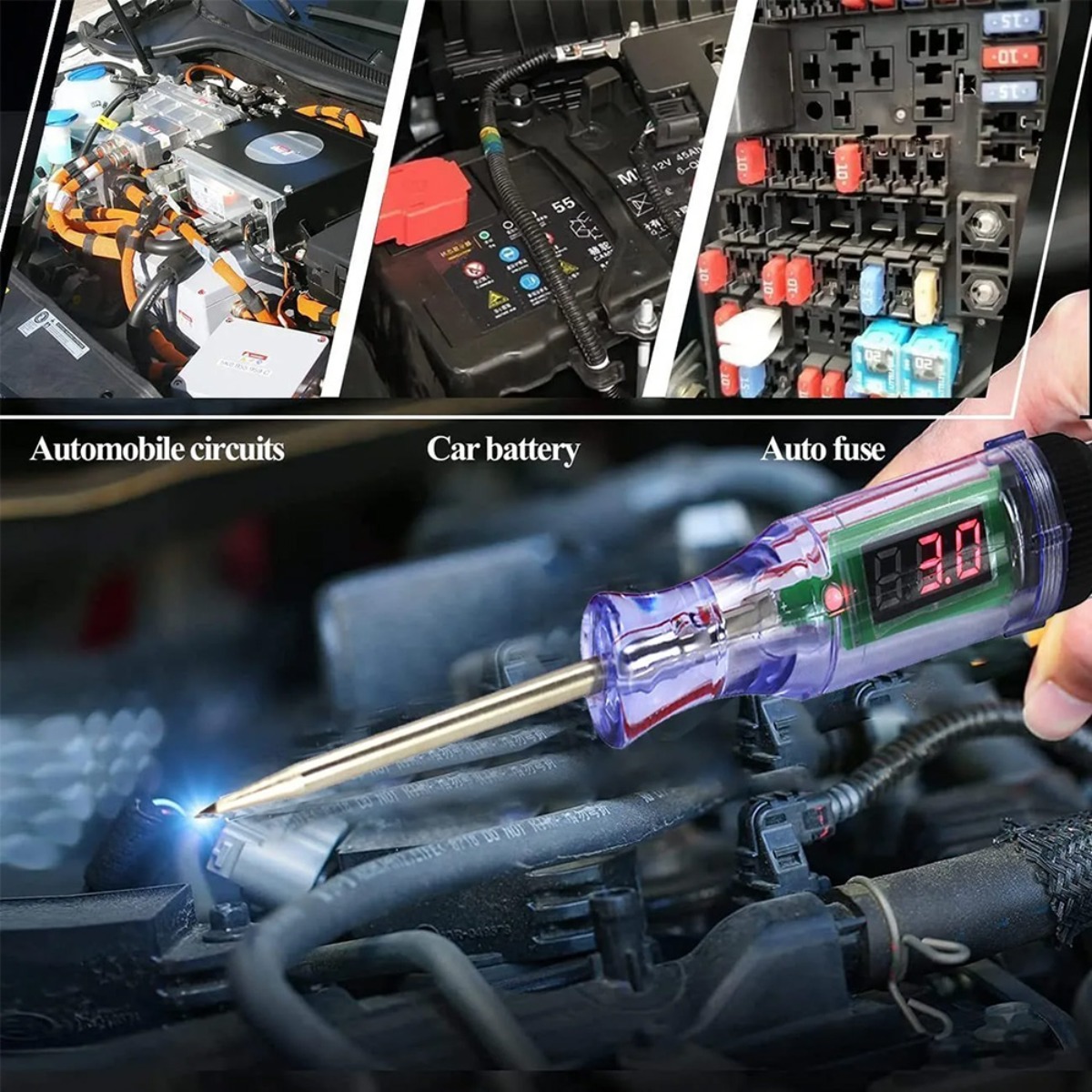 Auto-LKW-Spannungsprüfer 6V 12 – Electronics Repair Tools Bewertung und Preis